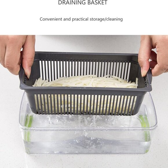 Vegetable Chopper, Pro Onion Choppers, Multifunctional 16 in 1 Food Slic… - Picture 5 of 8